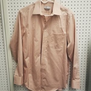 Dark Peach Slim Fit Joseph Abboud Dress Shirt